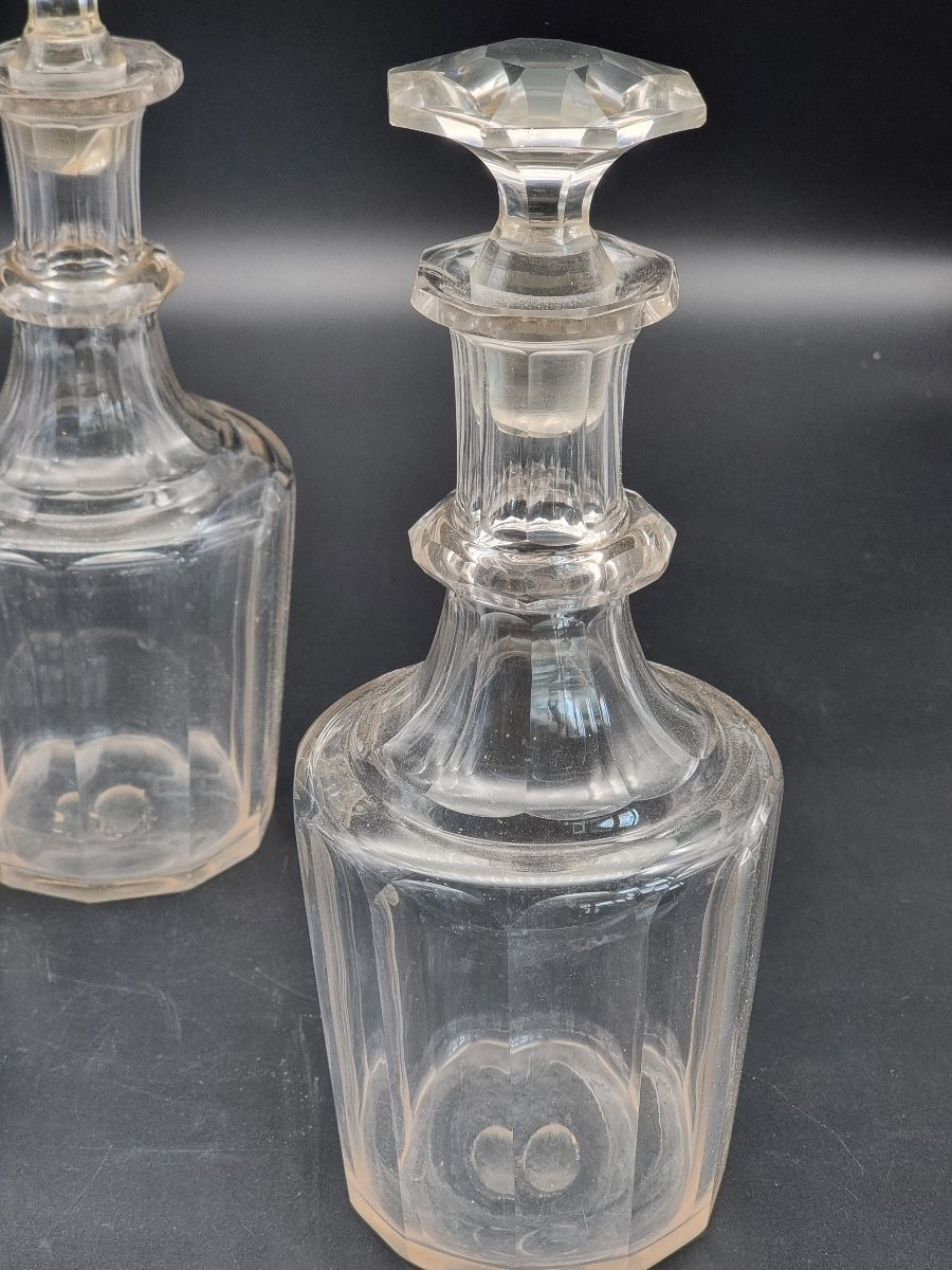 Servizio da liquore in cristallo molato, Boemia o area russo-boema, XIX secolo-photo-5