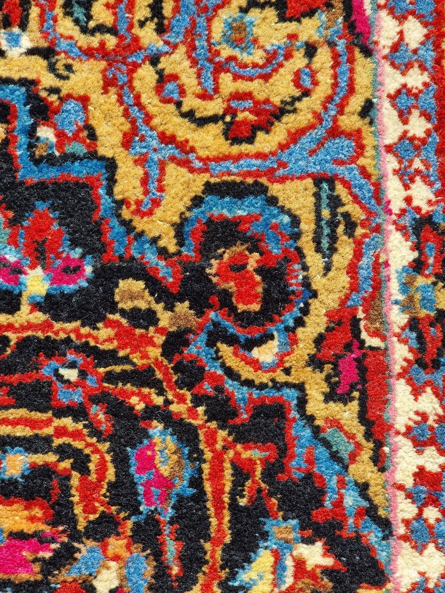 Tappeto persiano Kashan annodato a mano – fine XIX / inizi XX secolo – 208 × 140 cm-photo-6