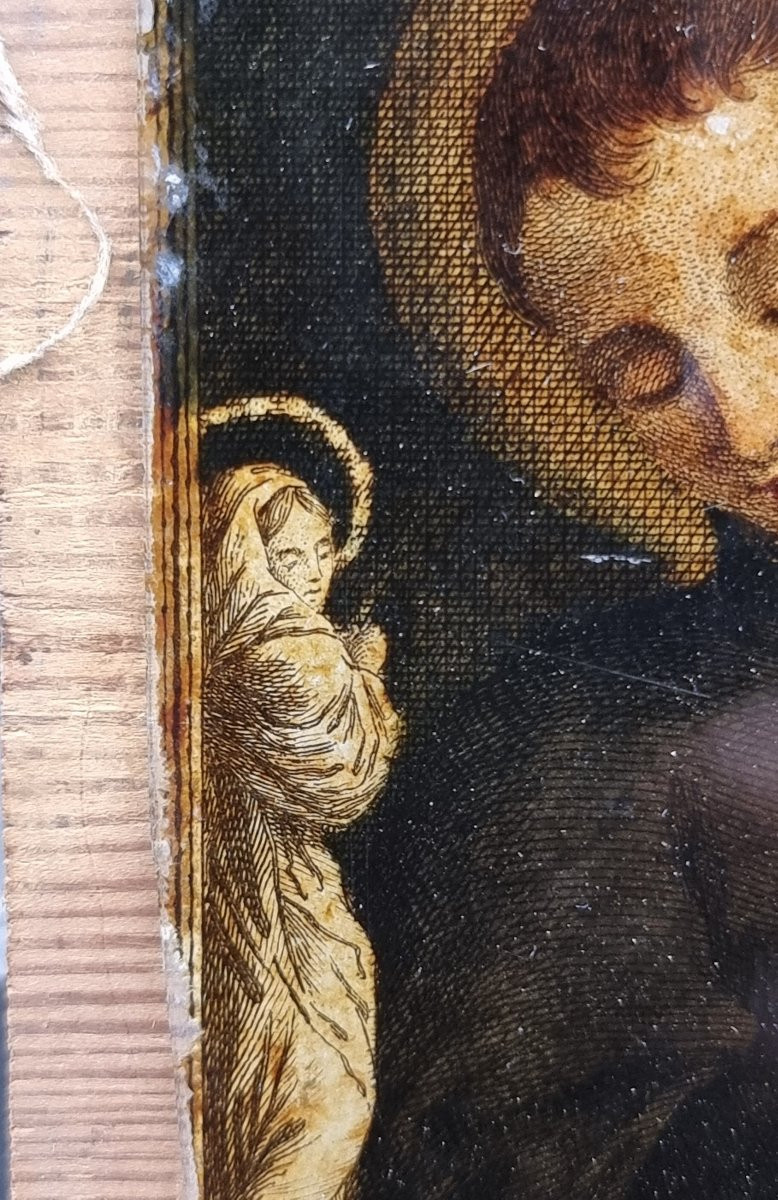 Piccolo dipinto su vetro con San Luigi Gonzaga – ambito veneto, inizi XIX secolo-photo-2