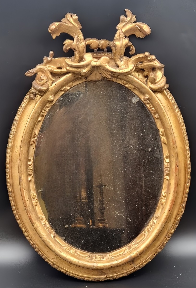 Cornice ovale intagliata e dorata – Bologna, inizi XVIII secolo