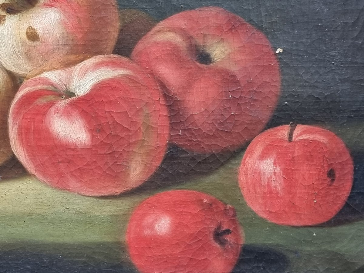 Coppia di nature morte con frutta, caffettiera e cioccolatiera – Nord Italia, fine XVIII - iniz-photo-4