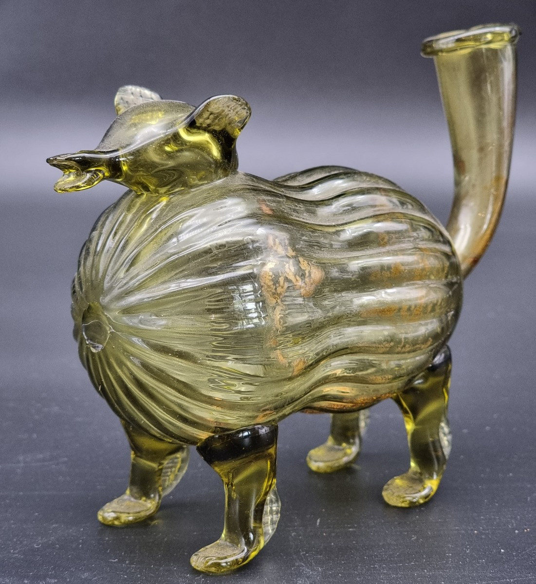 Cagnolino in vetro soffiato – Murano (?), XIX secolo