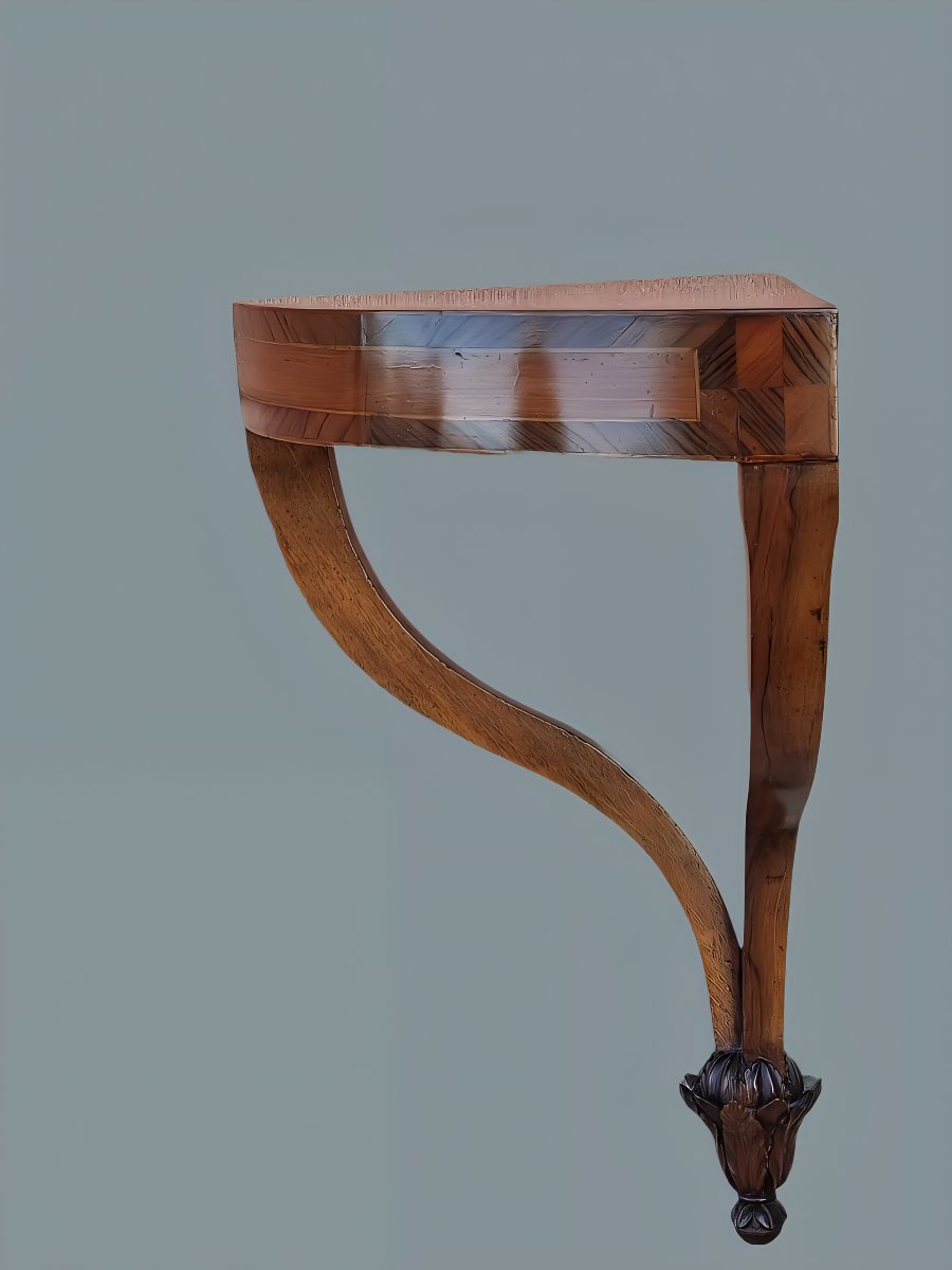 Consolina angolare veneta in noce – fine XVIII / inizio XIX secolo-photo-2