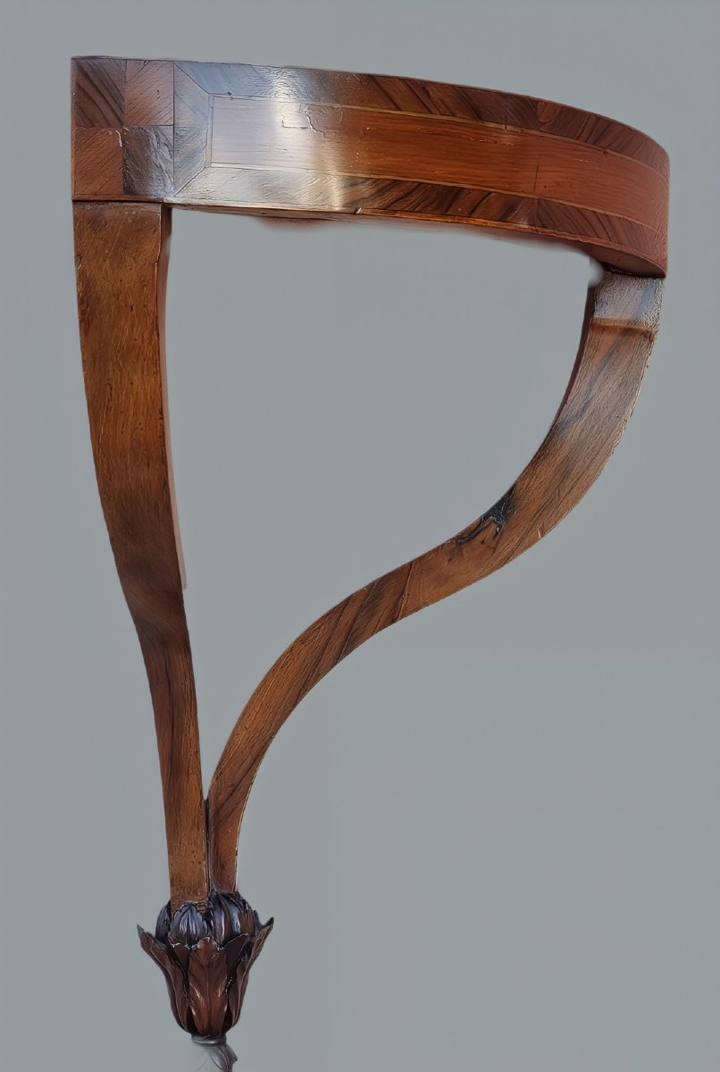 Consolina angolare veneta in noce – fine XVIII / inizio XIX secolo-photo-3