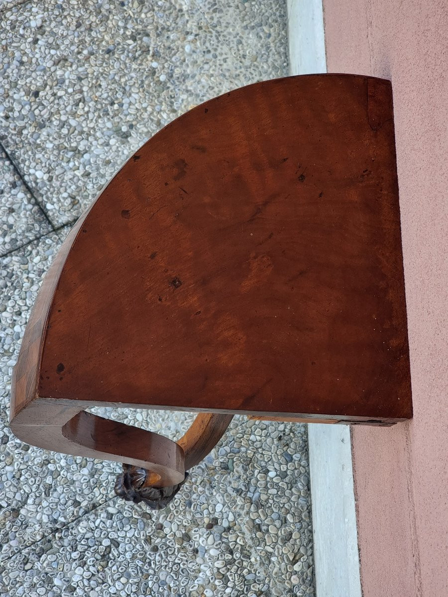 Consolina angolare veneta in noce – fine XVIII / inizio XIX secolo-photo-3