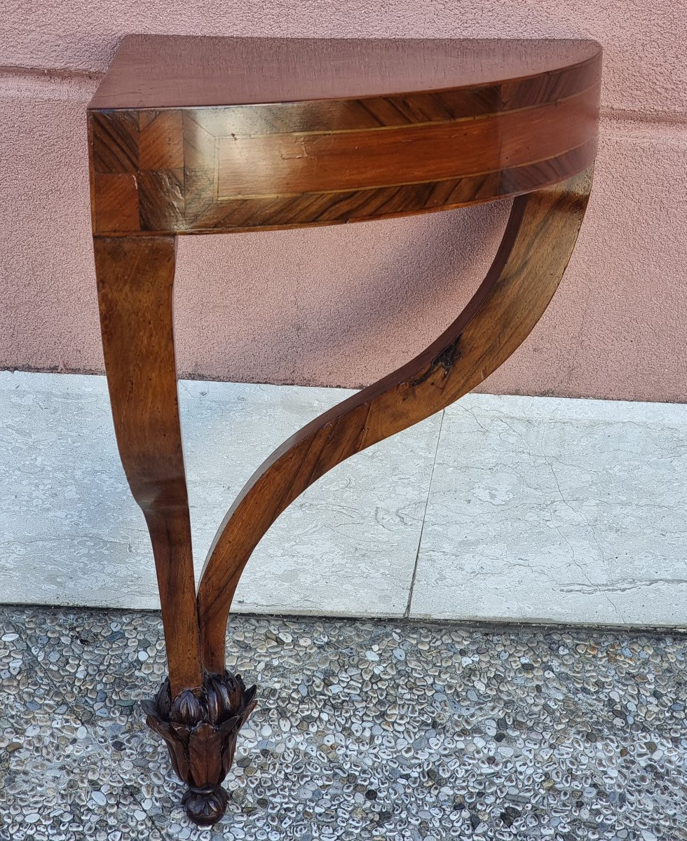 Consolina angolare veneta in noce – fine XVIII / inizio XIX secolo-photo-7