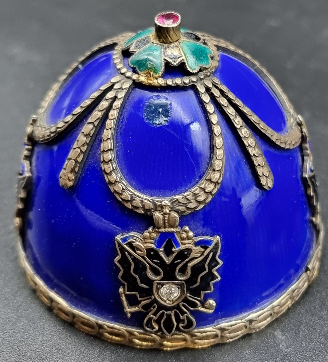 Uovo smaltato in argento, Russia imperiale, ca. 1870–1890-photo-4