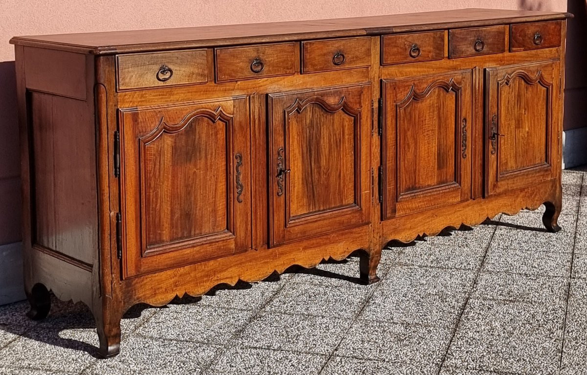 Grande credenza provenzale in noce, seconda metà del XVIII secolo-photo-3