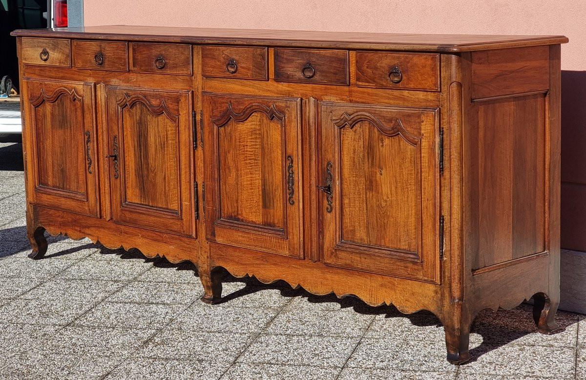 Grande credenza provenzale in noce, seconda metà del XVIII secolo-photo-8