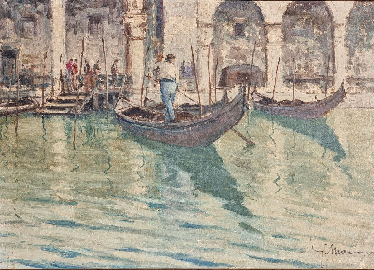 Giuseppe “Bepi” Marino, Traghetto a Venezia – Veduta dei canali veneziani