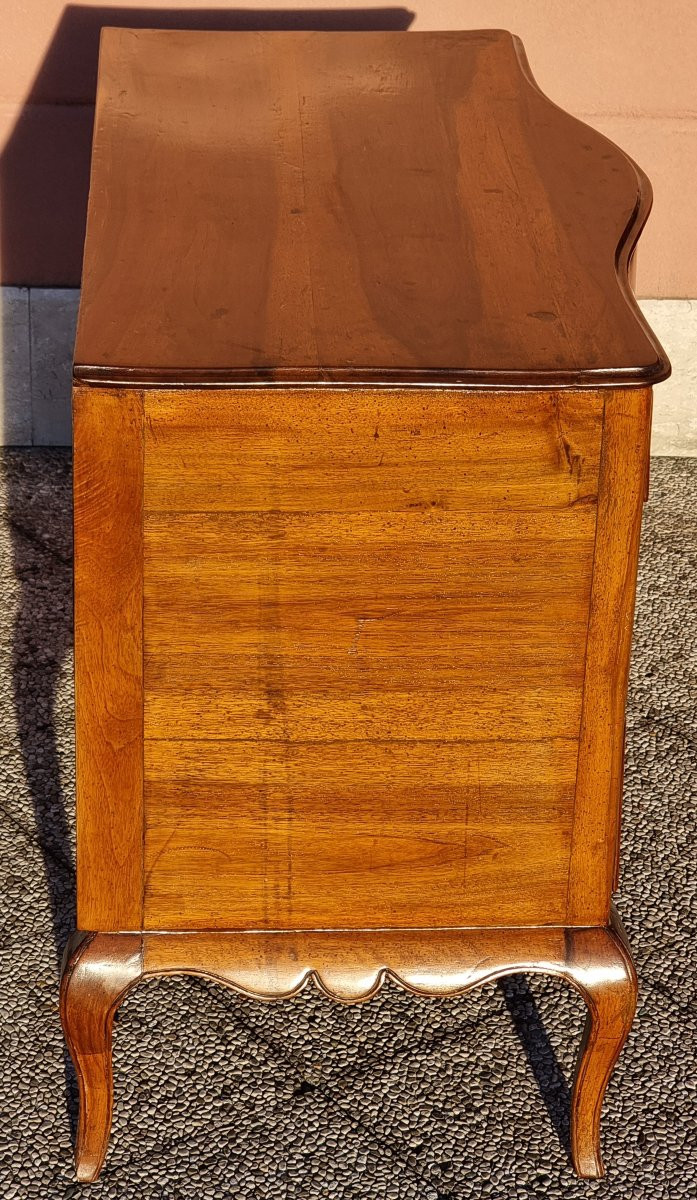 Comò veneziano Luigi XV a fronte mosso, seconda metà del Settecento-photo-4