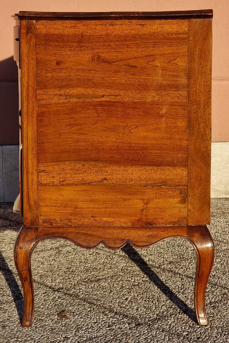 Comò veneziano Luigi XV a fronte mosso, seconda metà del Settecento-photo-3