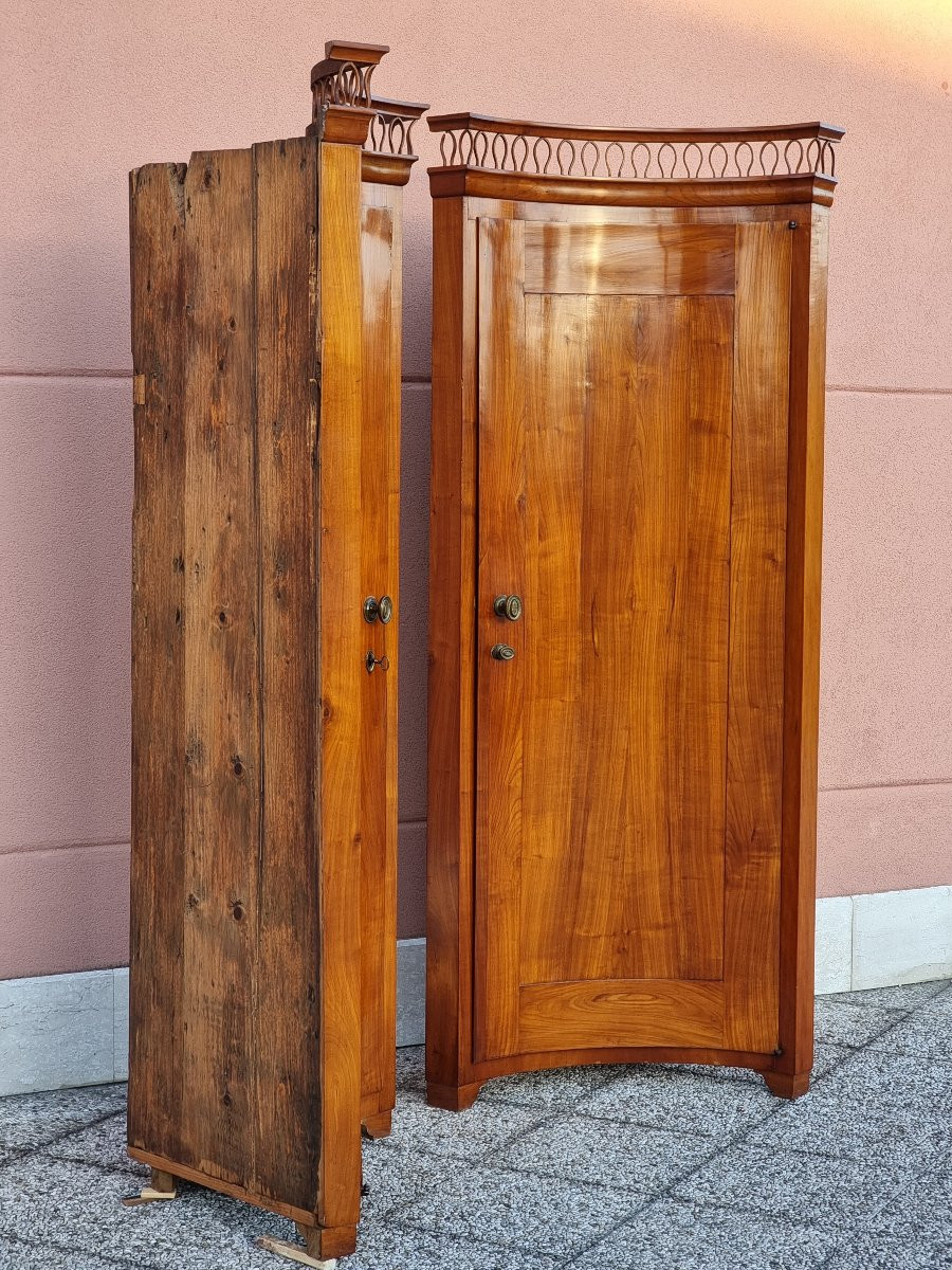 Coppia di angoliere venete Direttorio, fine XVIII secolo-photo-2