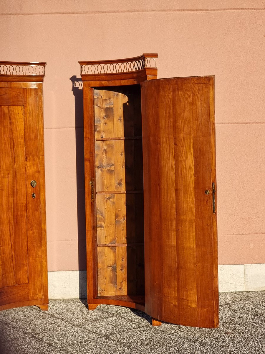 Coppia di angoliere venete Direttorio, fine XVIII secolo-photo-4