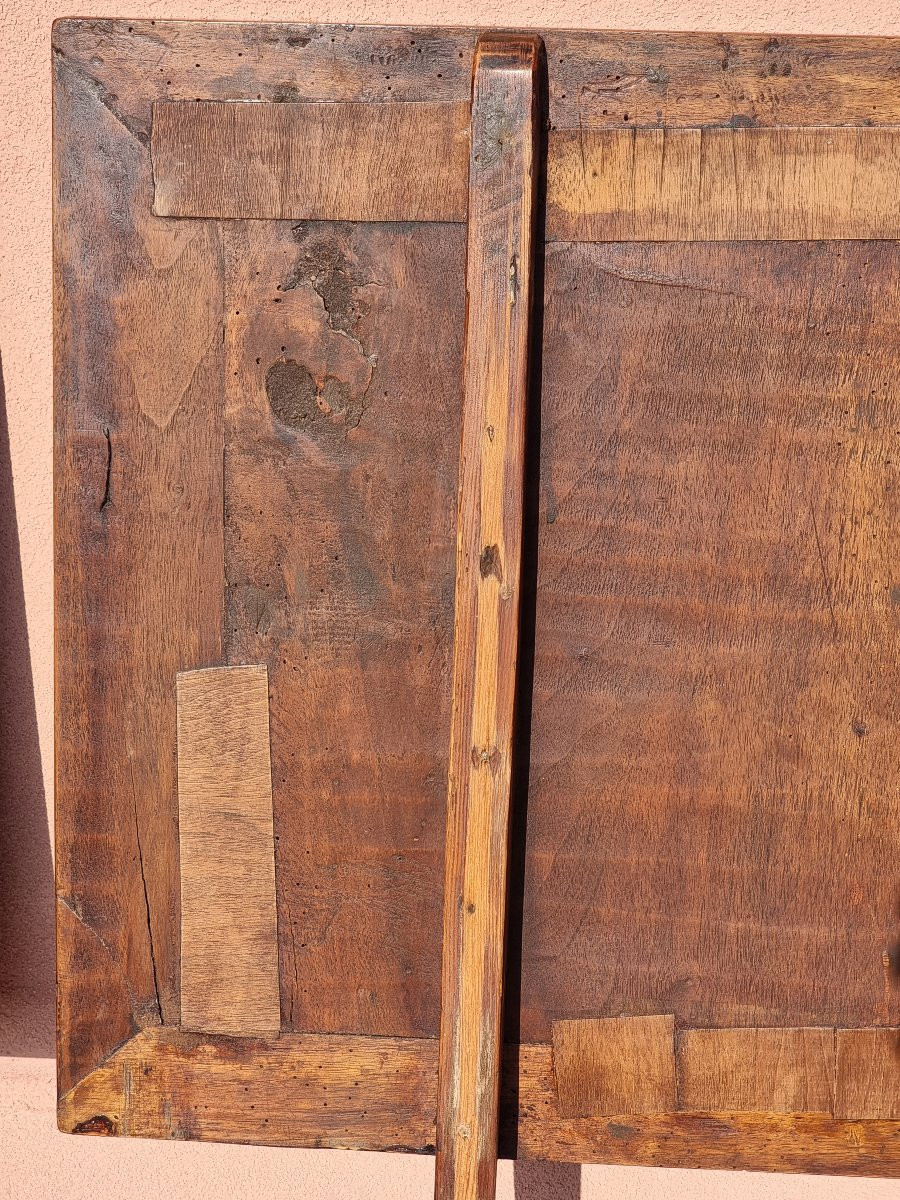 Tavolo veneto allungabile in noce massiccio, XVIII secolo-photo-2