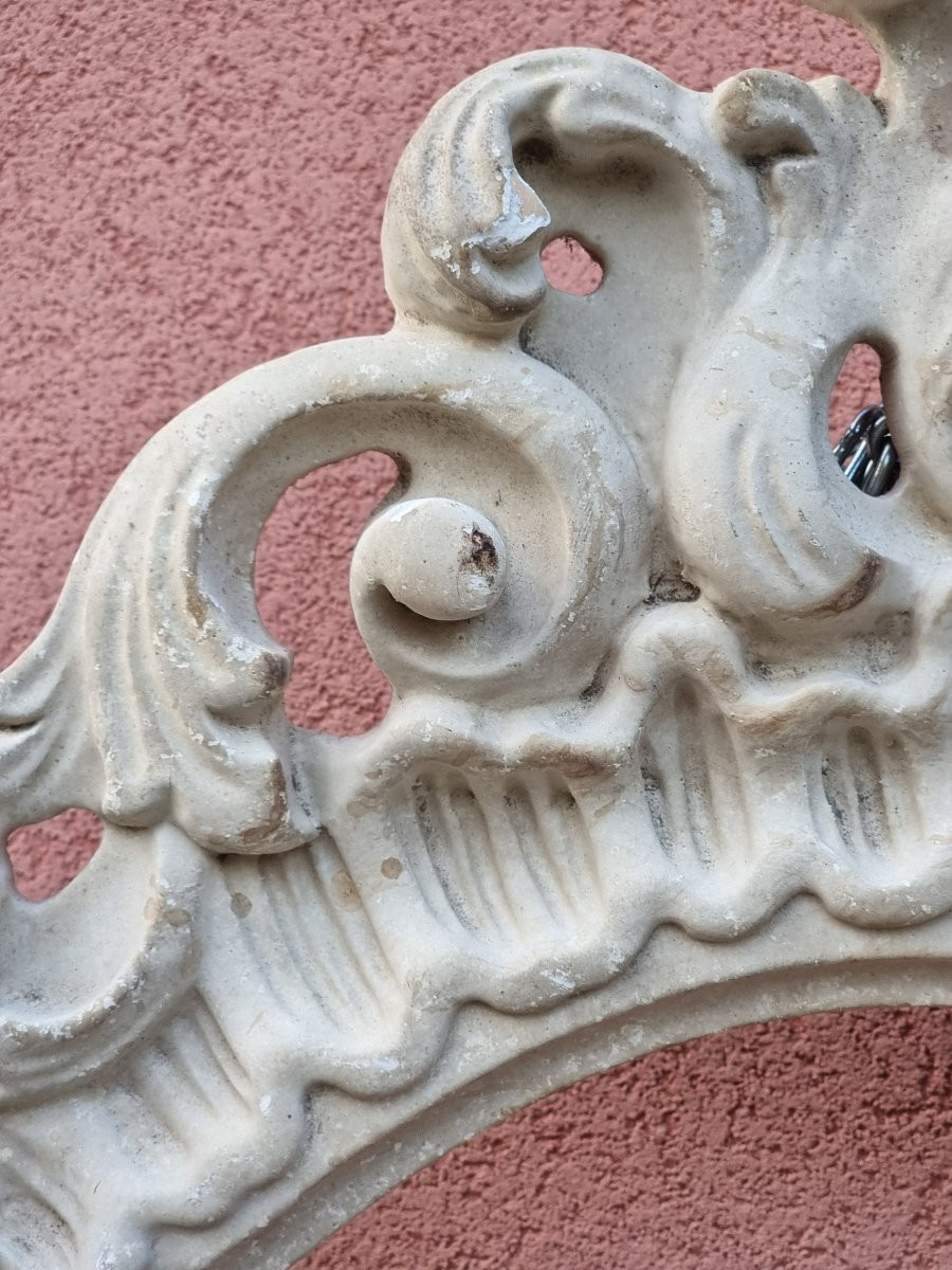 Coppia di grandi ovali in legno intagliato – Fondo di magazzino anni ’80-photo-8