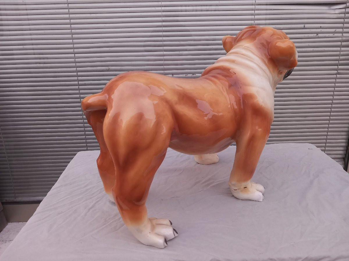 Bulldog pubblicitario in ceramica “Bulldog Pale Ale”-photo-2