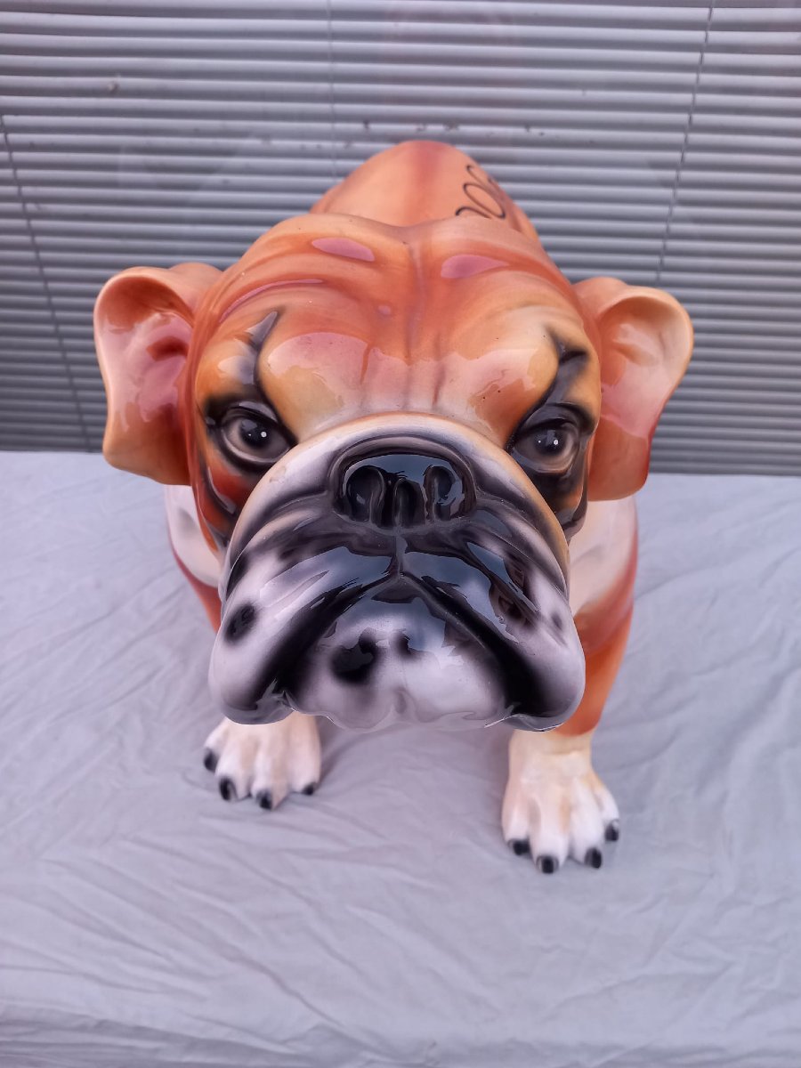 Bulldog pubblicitario in ceramica “Bulldog Pale Ale”-photo-2