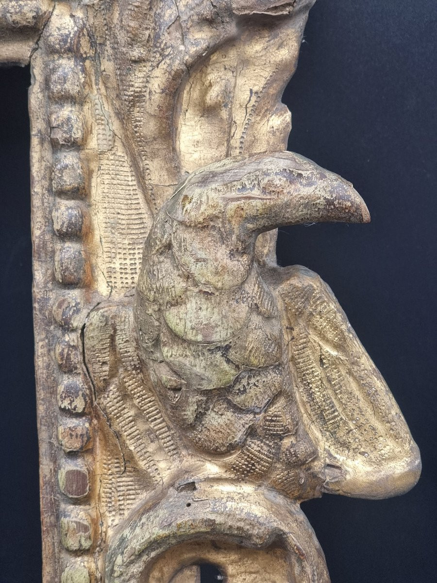 Cornice veneziana in legno intagliato e dorato – Fine XVI / inizi XVII secolo-photo-3