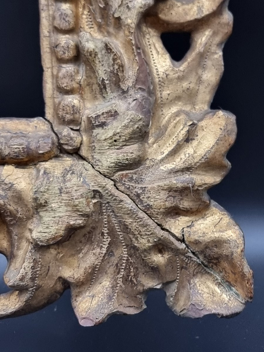 Cornice veneziana in legno intagliato e dorato – Fine XVI / inizi XVII secolo-photo-1