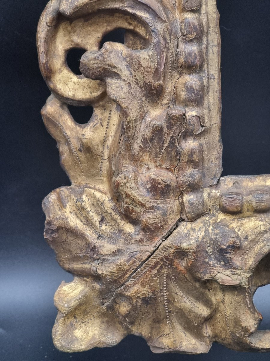 Cornice veneziana in legno intagliato e dorato – Fine XVI / inizi XVII secolo-photo-3