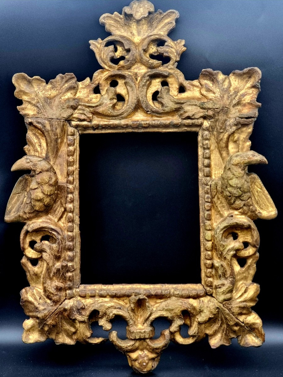 Cornice veneziana in legno intagliato e dorato – Fine XVI / inizi XVII secolo