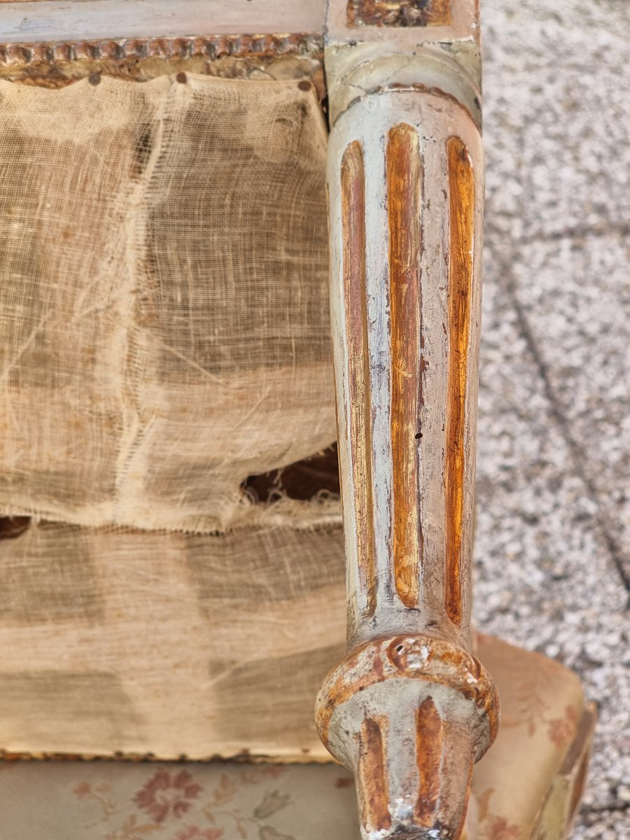 Coppia di sgabelli Luigi XVI, Venezia, fine XVIII secolo-photo-5