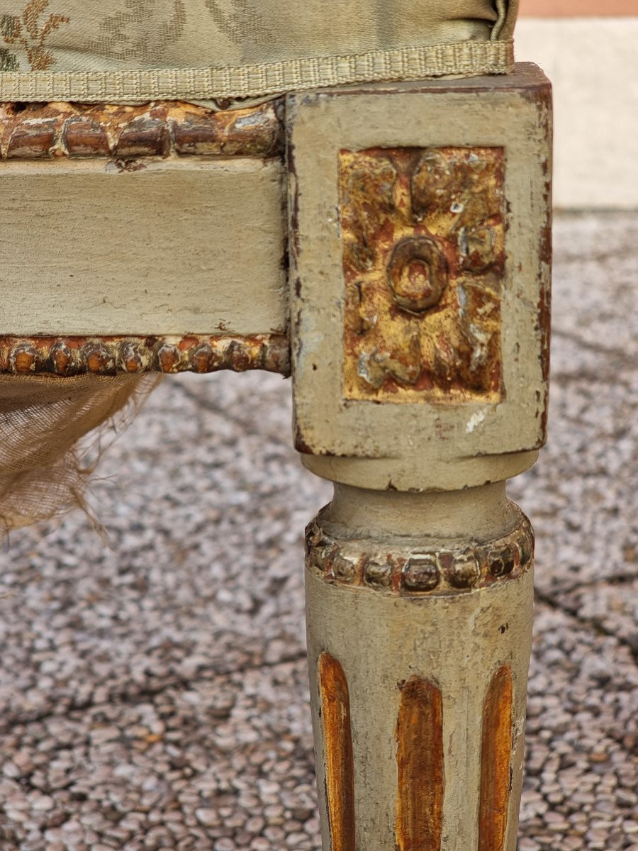 Coppia di sgabelli Luigi XVI, Venezia, fine XVIII secolo-photo-7