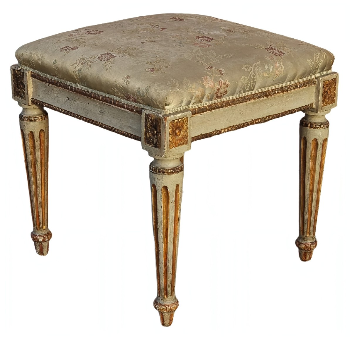 Coppia di sgabelli Luigi XVI, Venezia, fine XVIII secolo