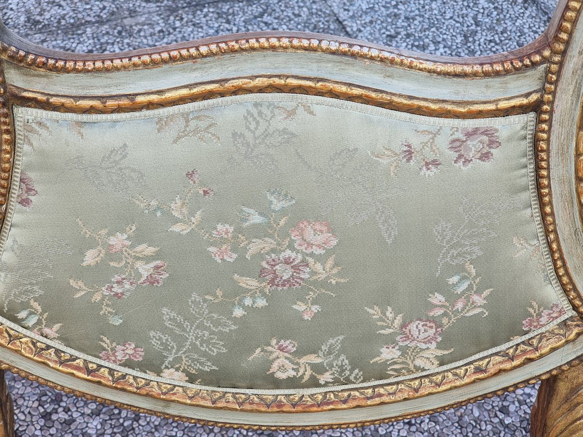 salottino veneziano in oro e lacca, fine XVIII secolo-photo-2