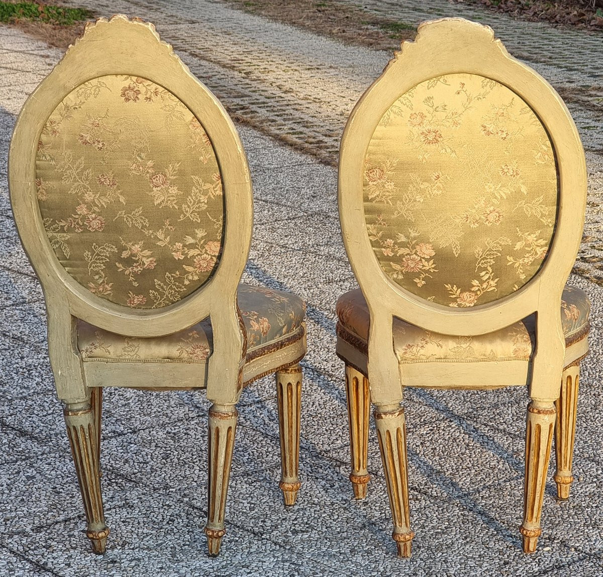 salottino veneziano in oro e lacca, fine XVIII secolo-photo-5