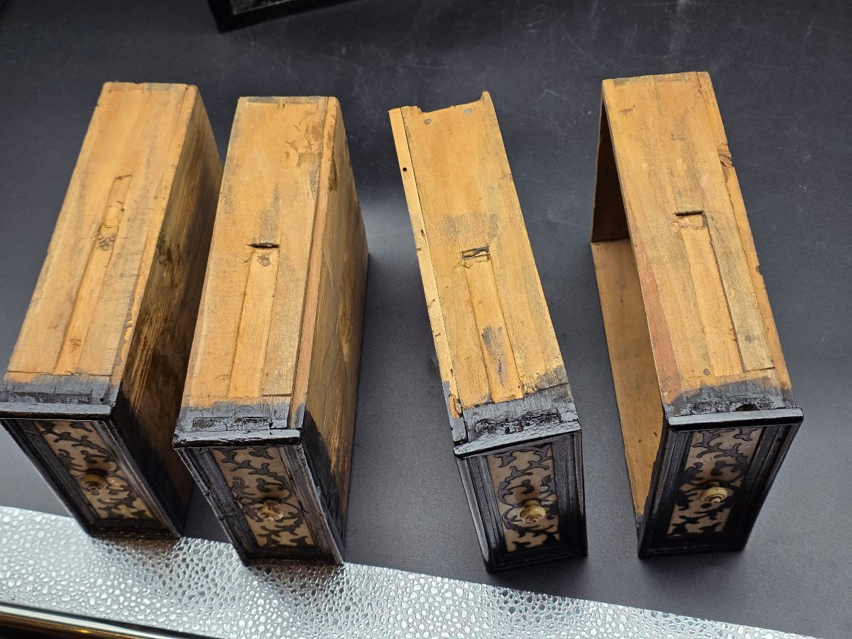 Stipetto in legno e osso intarsiato – Italia meridionale, XVII–XVIII secolo-photo-6