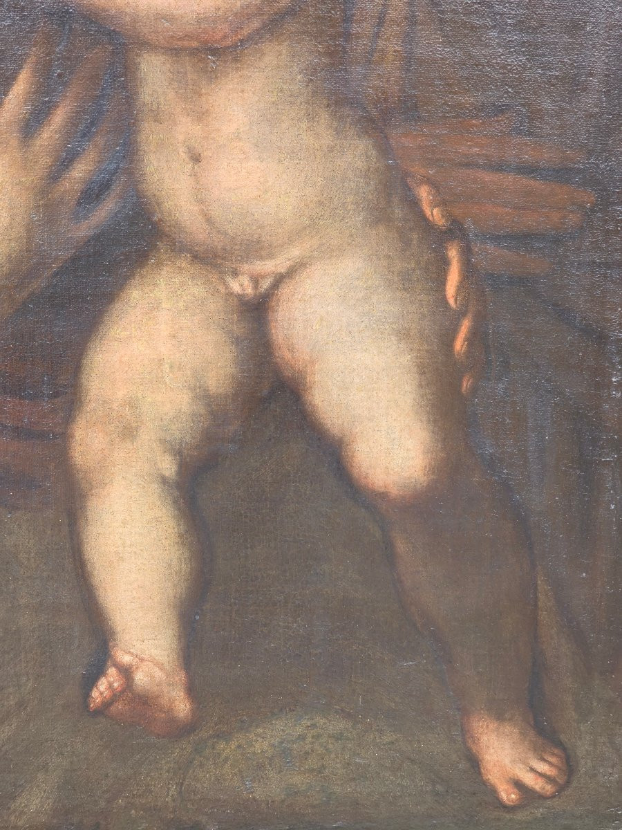 Sacra Famiglia – ambito veneto, XVII secolo-photo-8