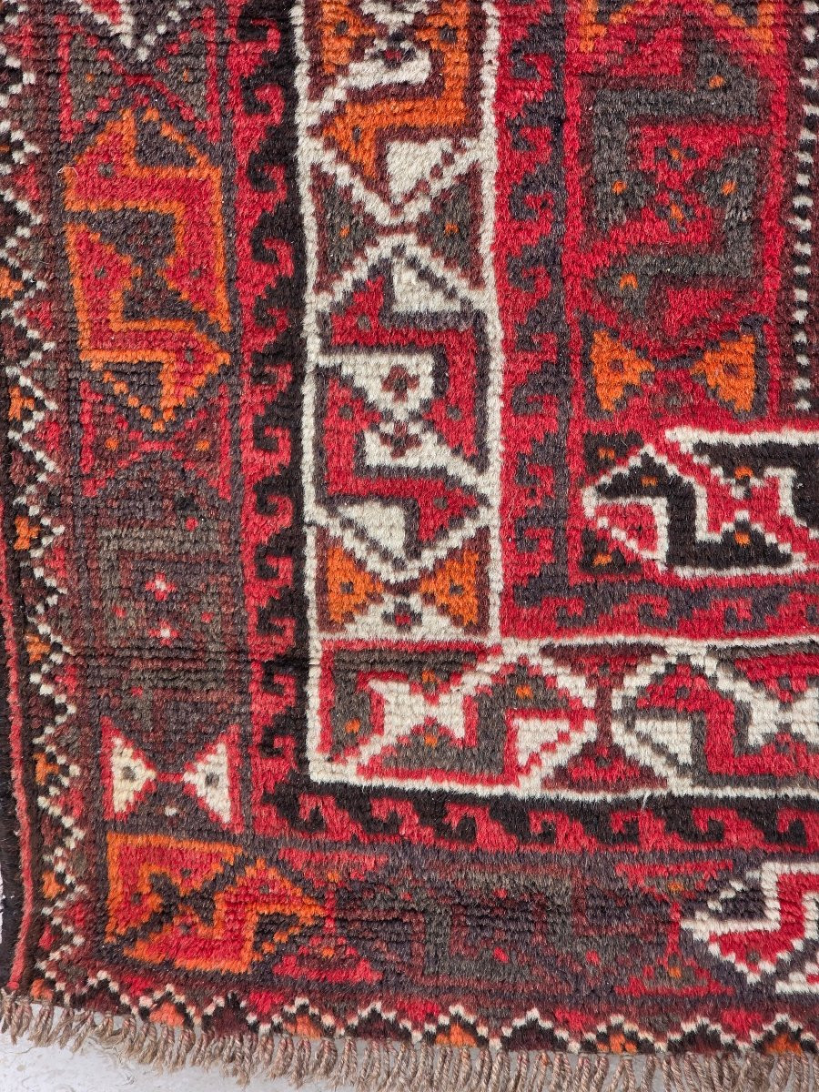 Tappeto tribale, ambito curdo, Iran nord-occidentale, fine XIX – inizi XX secolo-photo-2