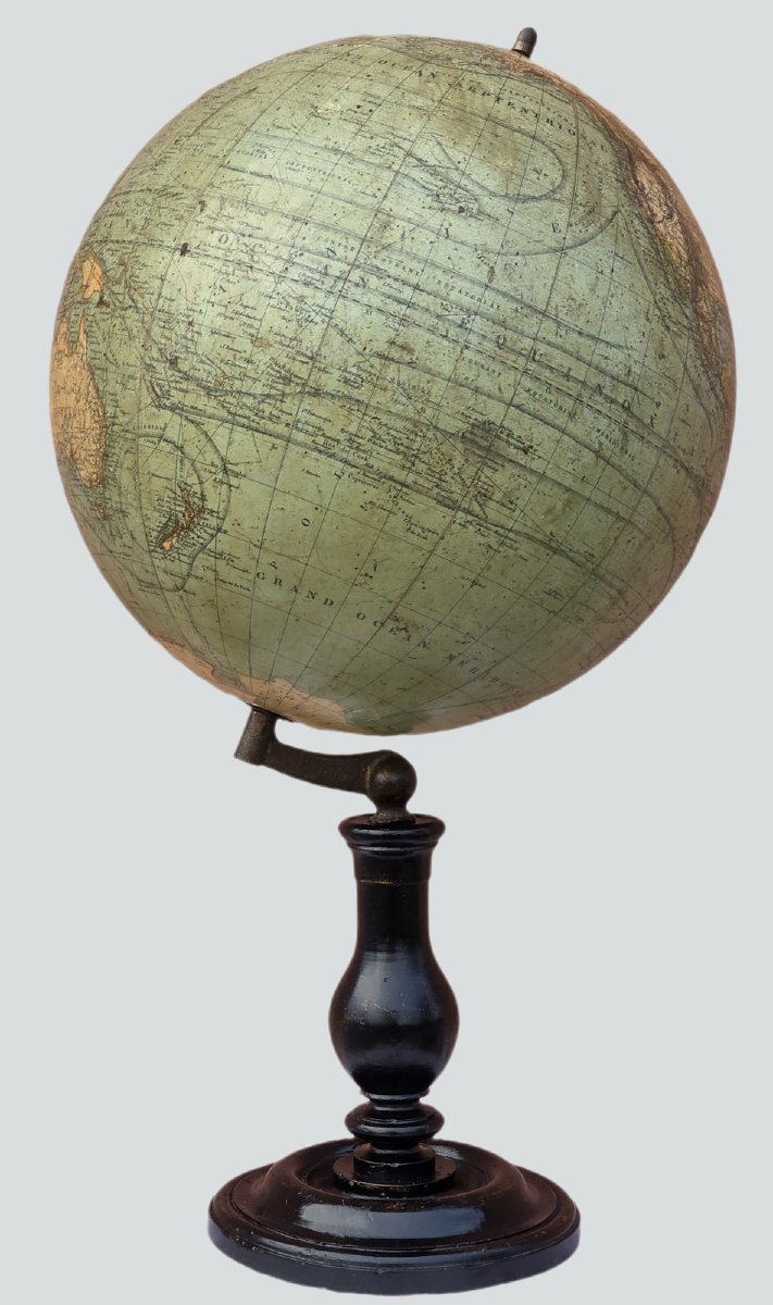 Globo terrestre francese, G. Thomas, Parigi, fine XIX secolo-photo-3