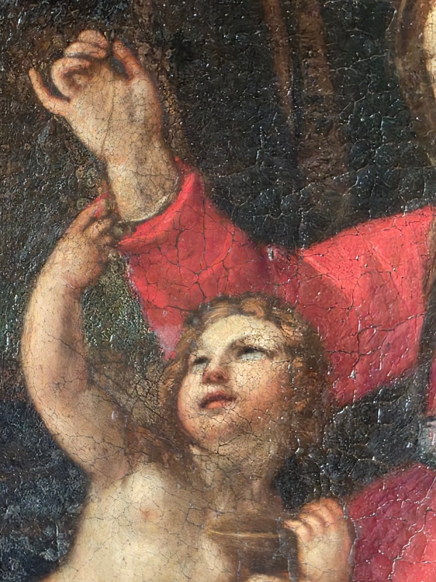 Allegoria della Carità Scuola dell’Italia centrale, XVII secolo-photo-3