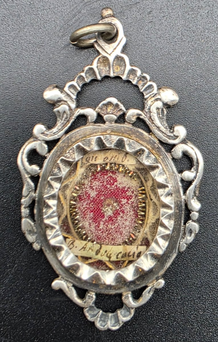 Due porta reliquie in argento traforato, XIX secolo – oggetti di interesse storico-photo-3