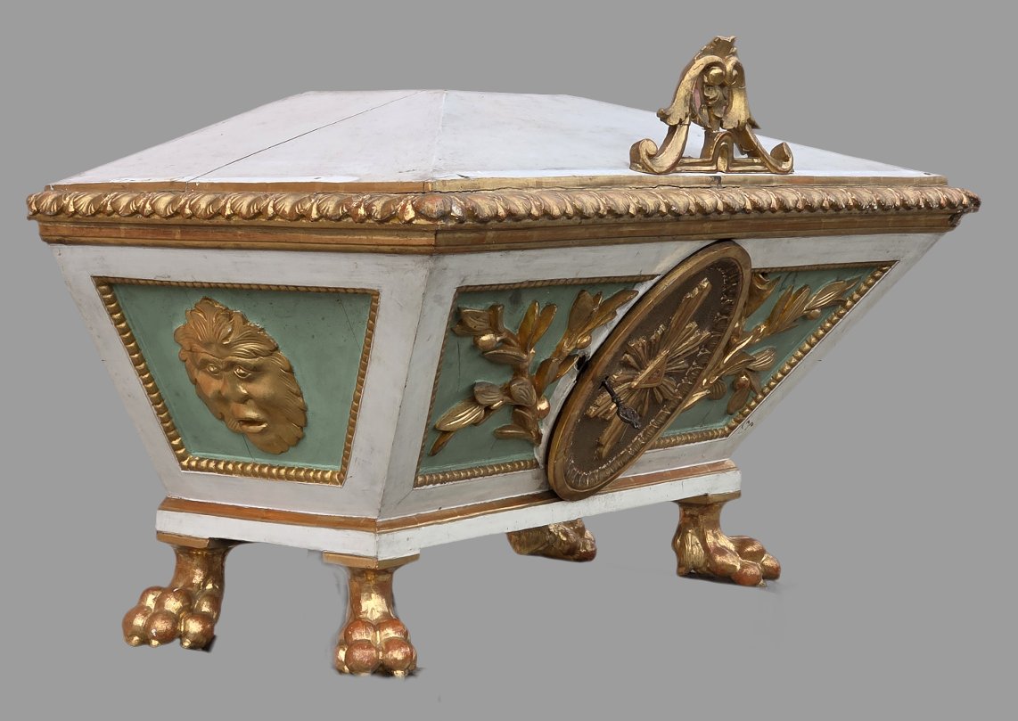 Tabernacolo ligneo laccato e dorato, area veneta, primi anni del XIX secolo-photo-3