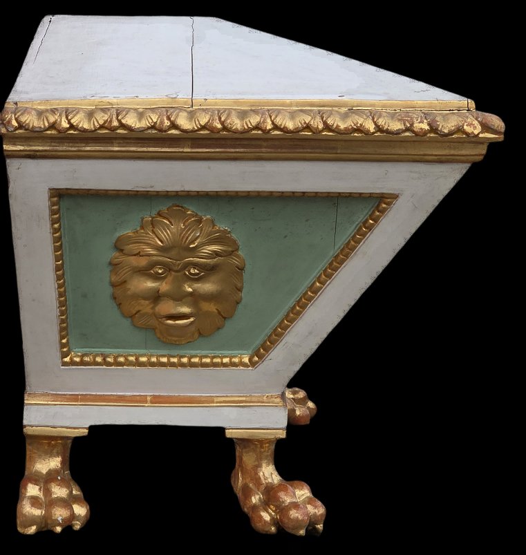 Tabernacolo ligneo laccato e dorato, area veneta, primi anni del XIX secolo-photo-4