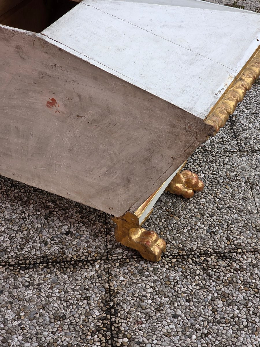 Tabernacolo ligneo laccato e dorato, area veneta, primi anni del XIX secolo-photo-5