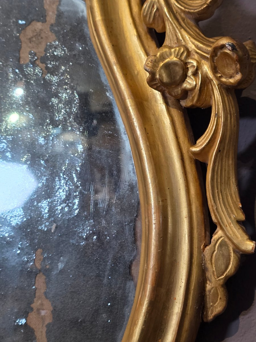 Lumiera veneziana in legno intagliato e dorato, fine XVIII – inizi XIX secolo-photo-5