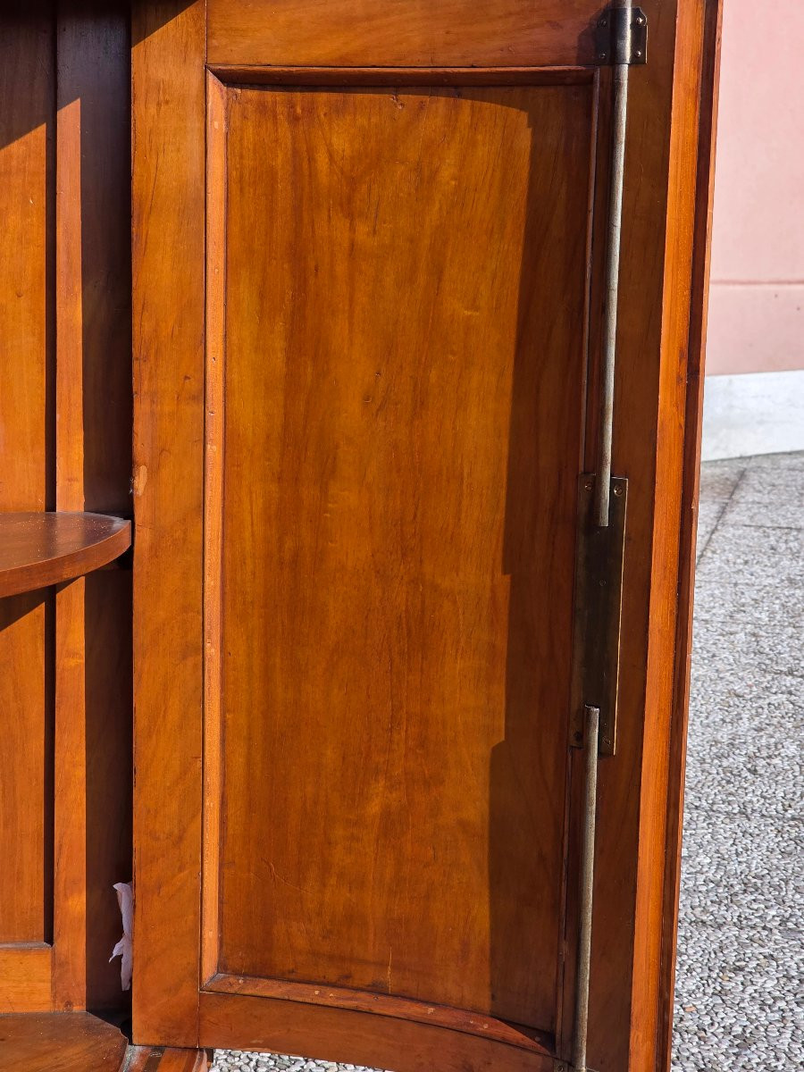 Cantonale veneto in ciliegio a due ante, epoca austro-veneta, seconda metà XIX secolo-photo-8