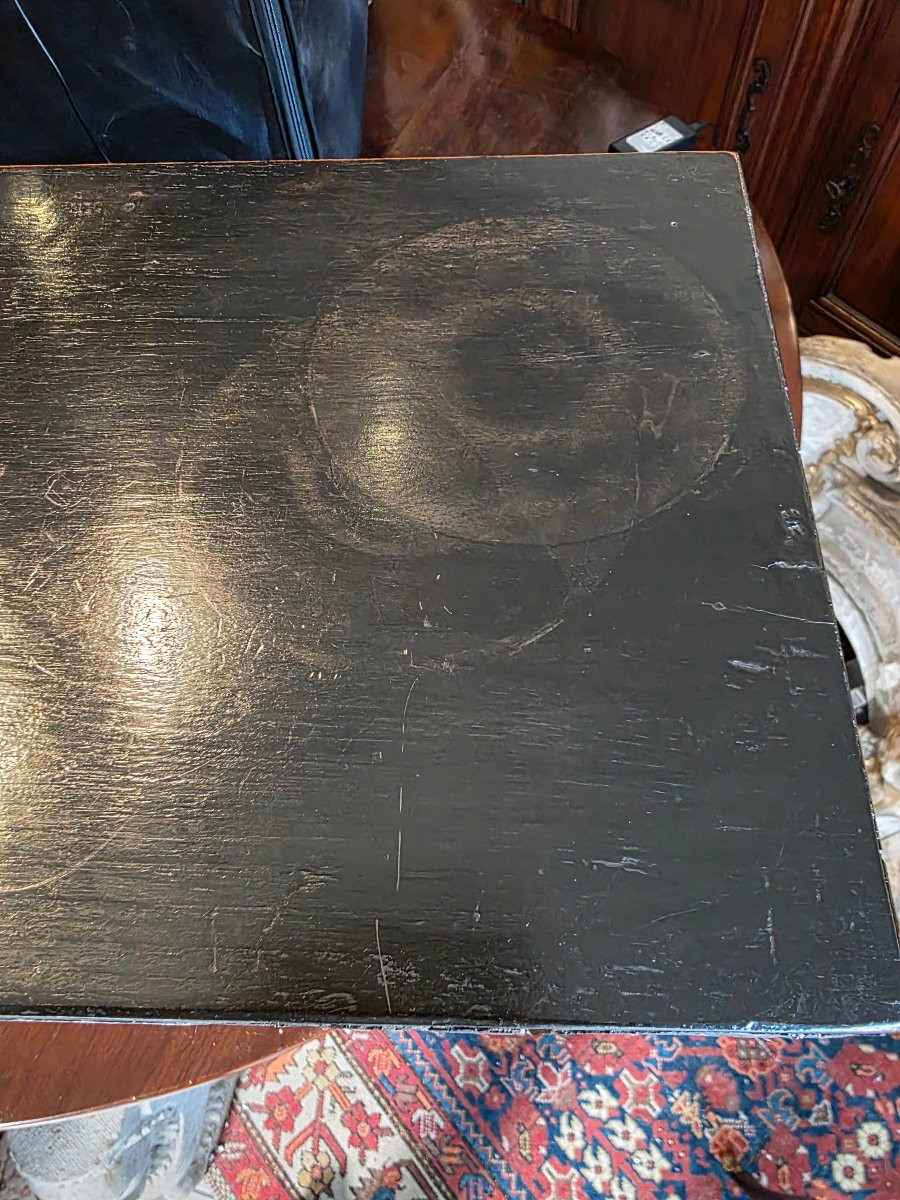 Monetiere da collezione in legno e lamina di corno, Italia settentrionale, XVII secolo-photo-1