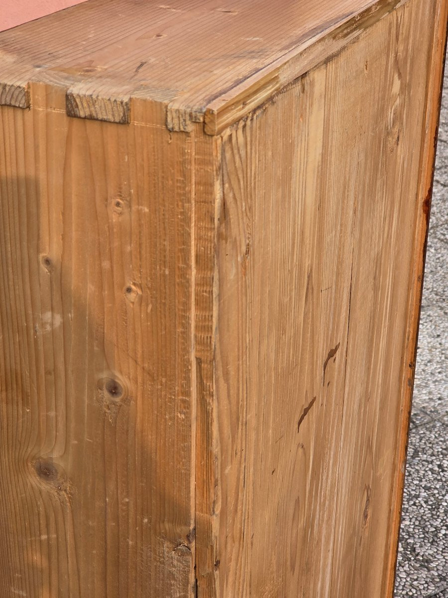 Comò veneto Luigi XVI lastronato in radica di noce e tuia, fine XVIII secolo-photo-3