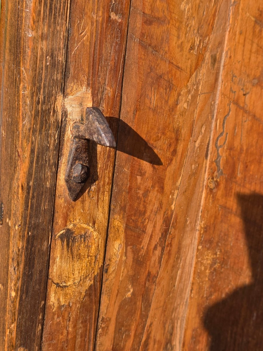 Credenza sagomata in noce e radica di ulivo, area lombardo-veneta, XVIII secolo-photo-5