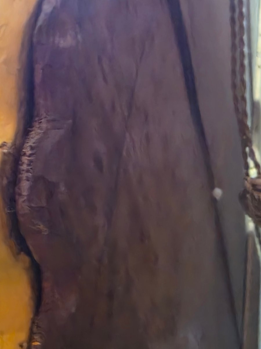 Specchiera veneziana Carlo X dorata a foglia oro, specchio al mercurio, 1820-photo-8