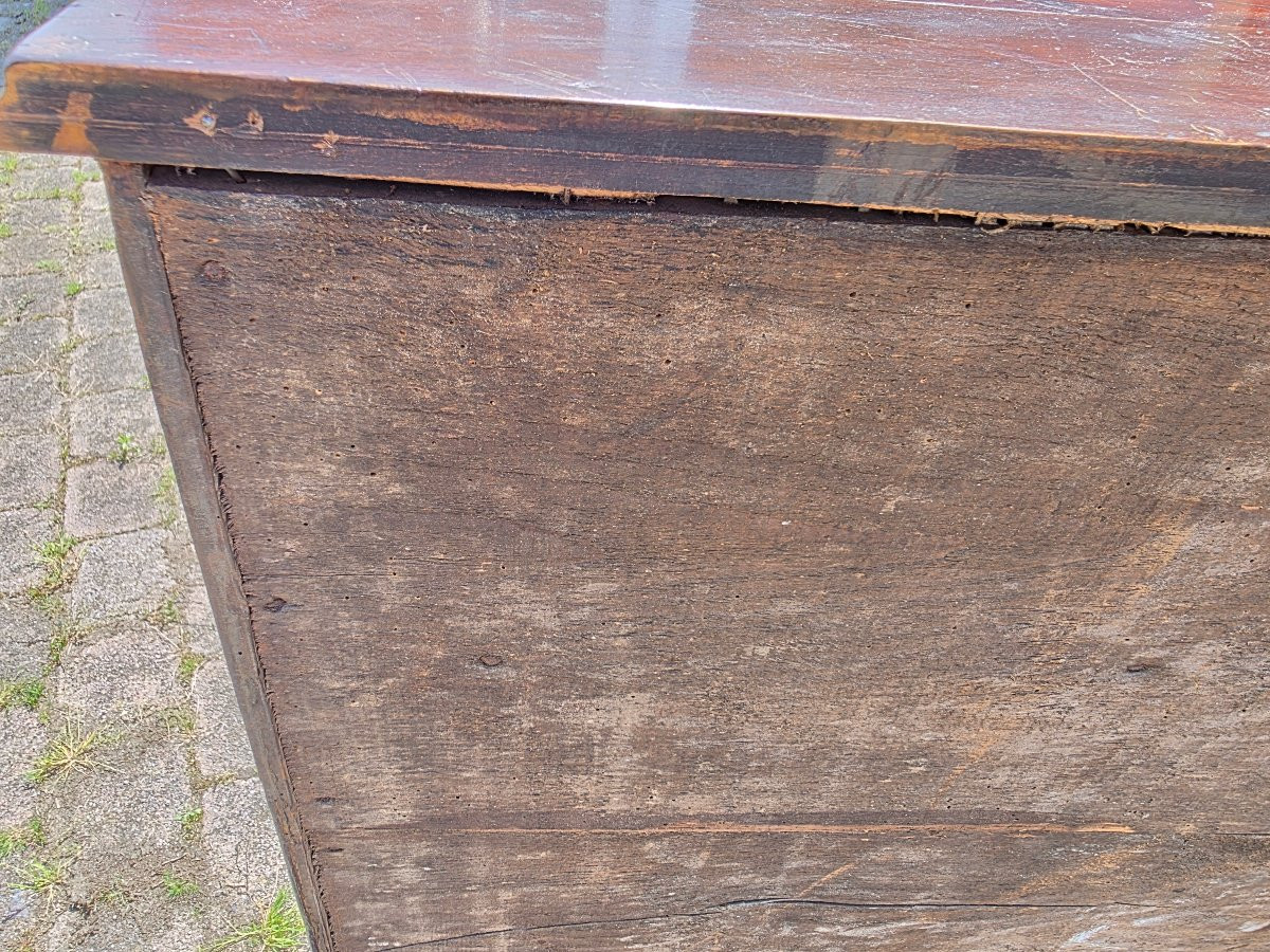 Credenza sagomata in noce massiccio, Nord Italia, influenza veneta, metà XIX secolo-photo-7