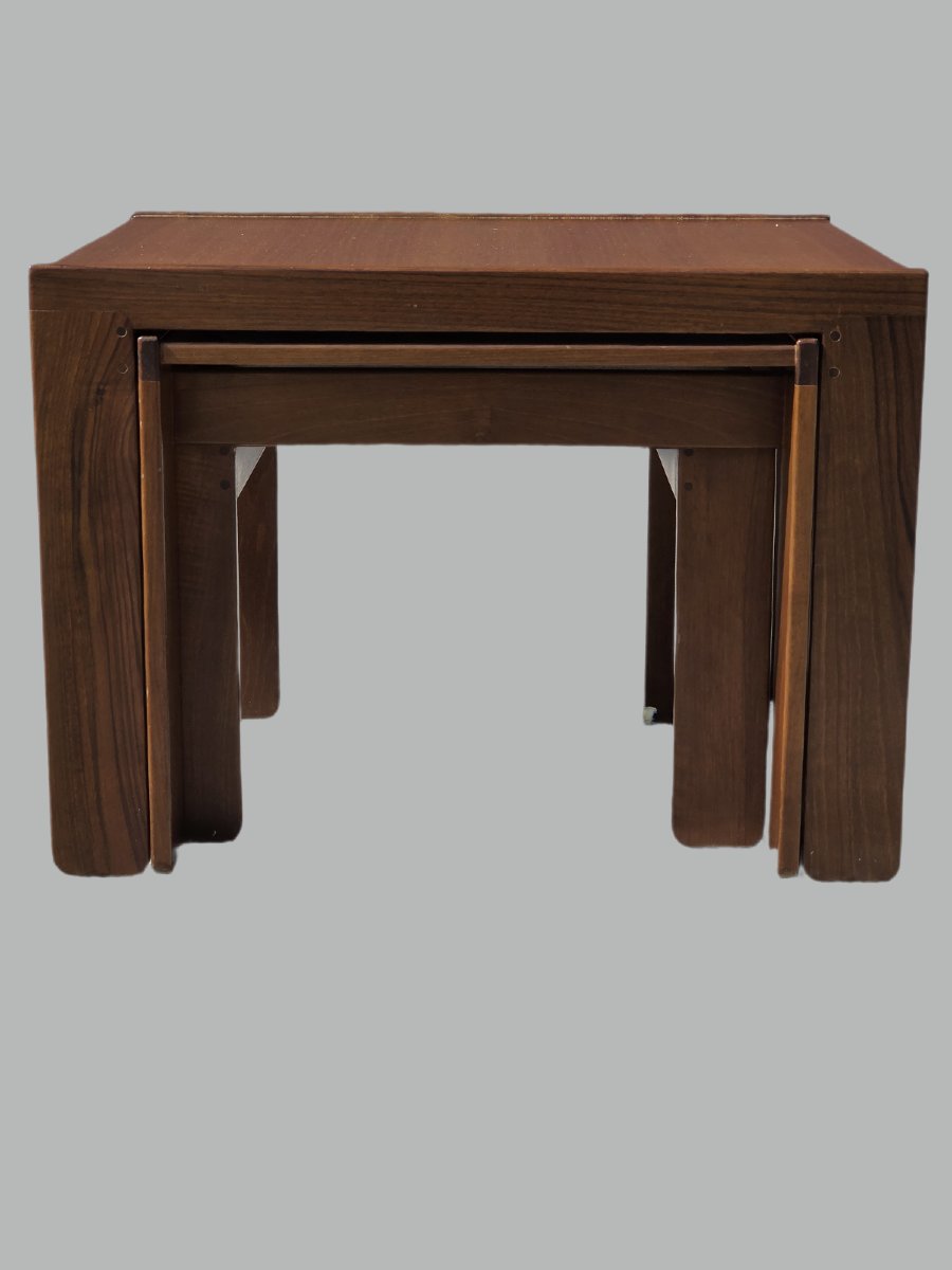 Tavolini modulari modello 777 di Afra e Tobia Scarpa per Cassina – anni ’60-photo-2