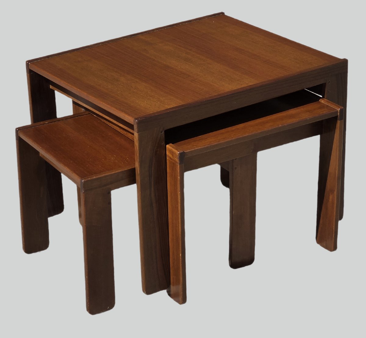 Tavolini modulari modello 777 di Afra e Tobia Scarpa per Cassina – anni ’60-photo-3