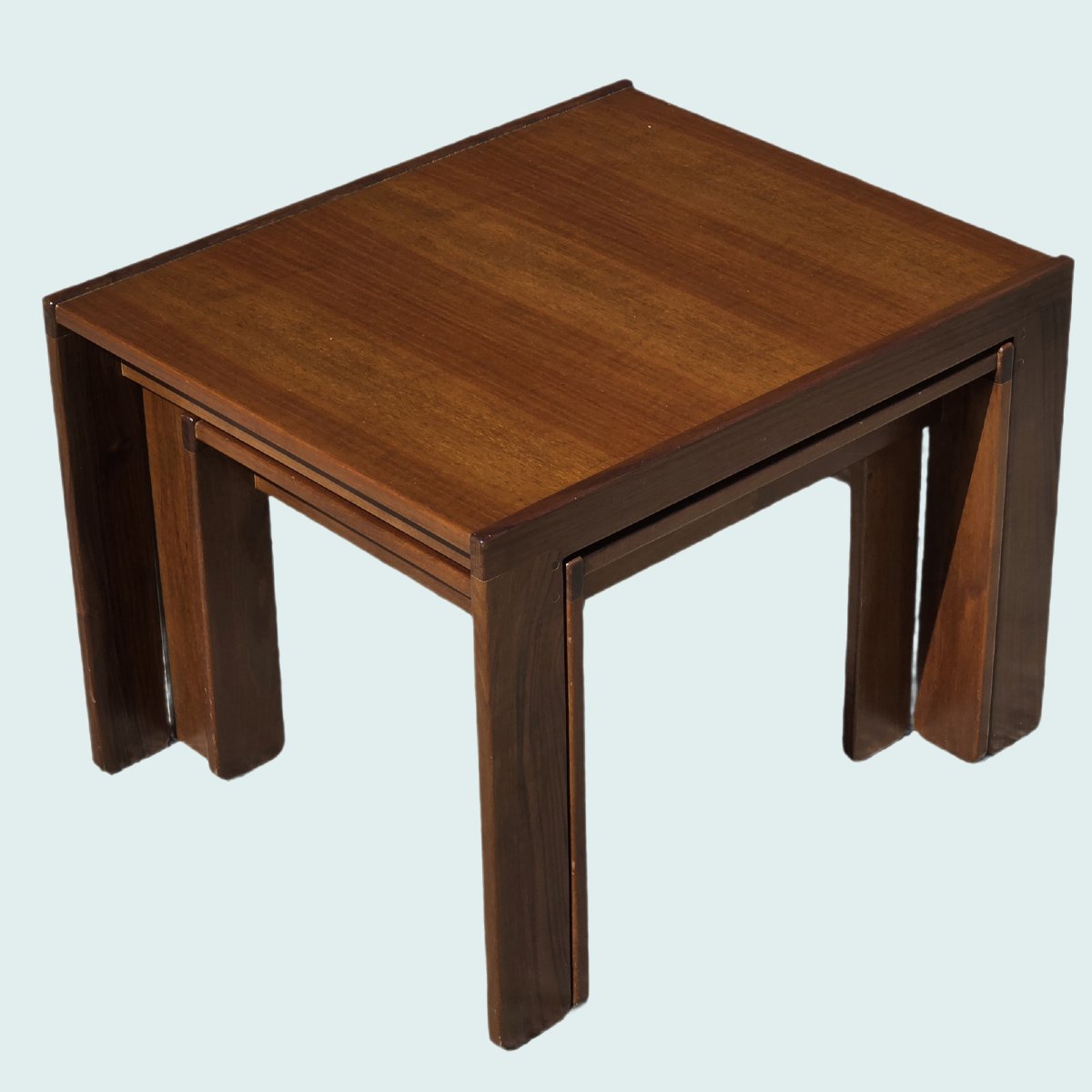 Tavolini modulari modello 777 di Afra e Tobia Scarpa per Cassina – anni ’60-photo-4
